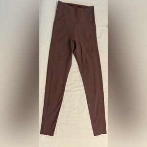 Girlfriend Collective Taupe Pocket Leggings Size S